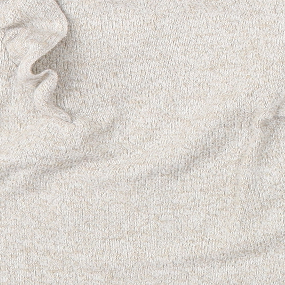 Zara Girls Beige  Polyester Pullover Jumper Size 12-18 Months