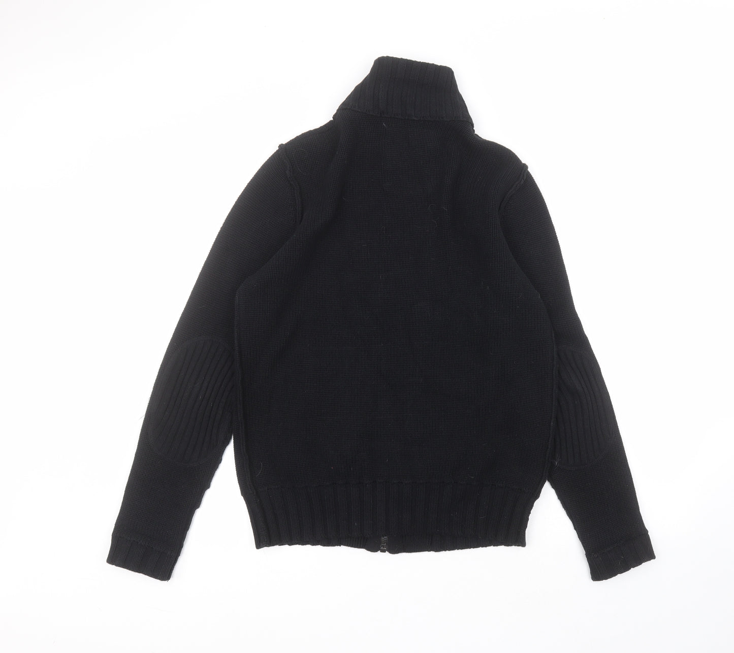 Firetrap Womens Black Round Neck  Cotton Pullover Jumper Size S