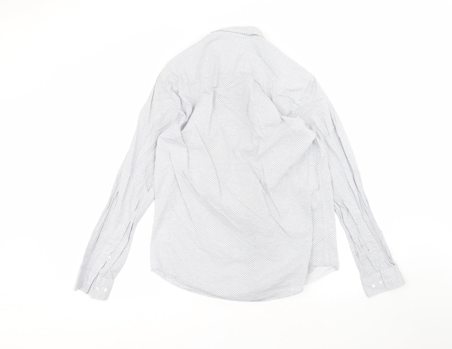Taylor & Wright Mens White  Cotton  Dress Shirt Size 15.5 Collared