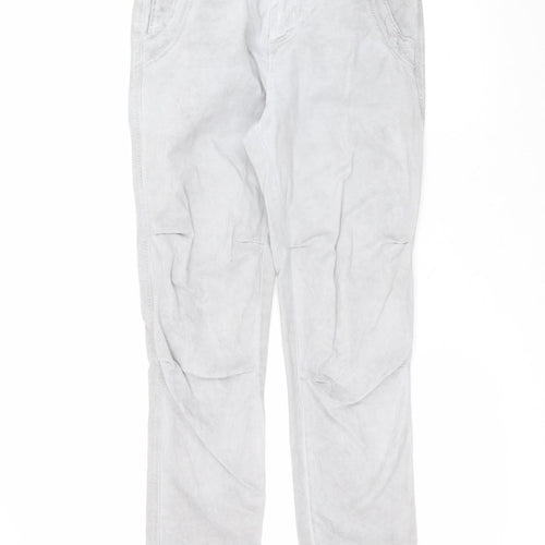 FUNKY STAFF Womens Grey  Cotton Straight Jeans Size M L27 in Regular