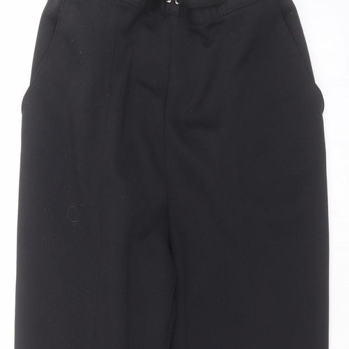 Marks and Spencer Womens Black  Polyester Trousers  Size 16 L22 in Regular