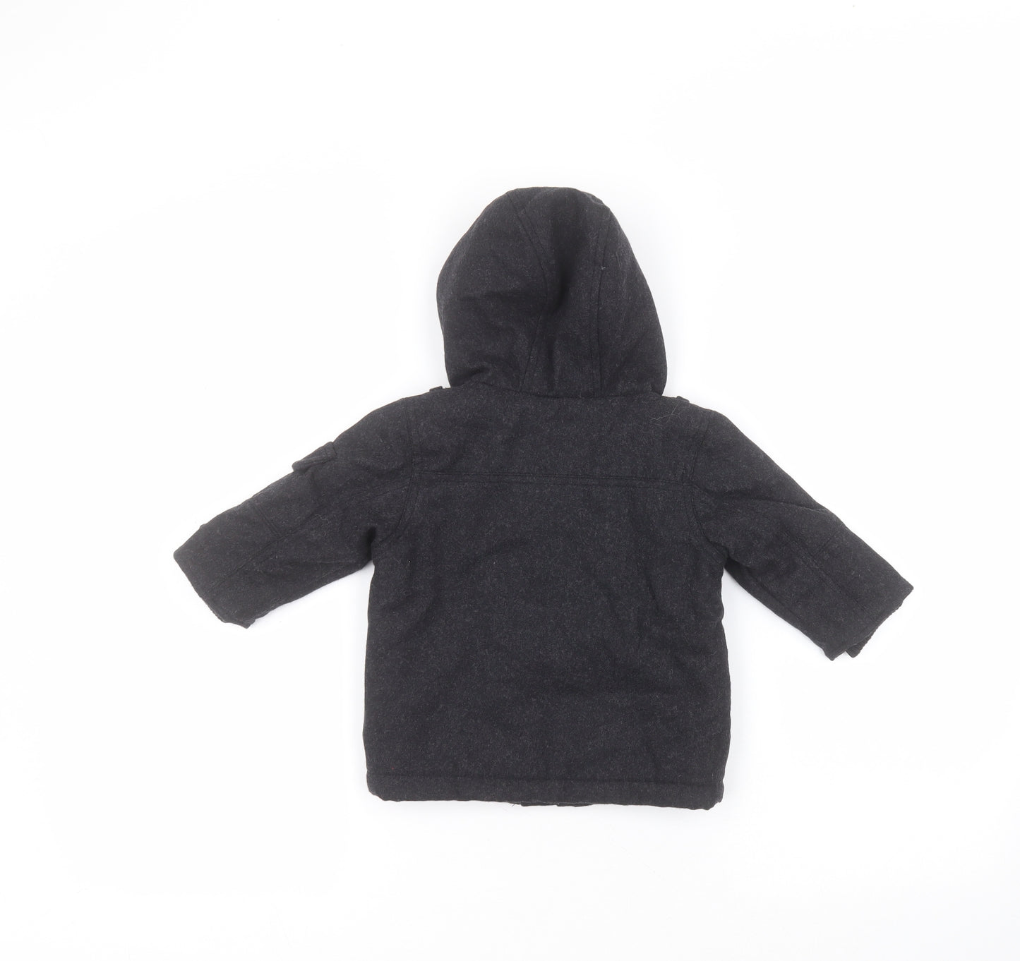 NEXT Baby Black   Parka Coat Size 6-9 Months