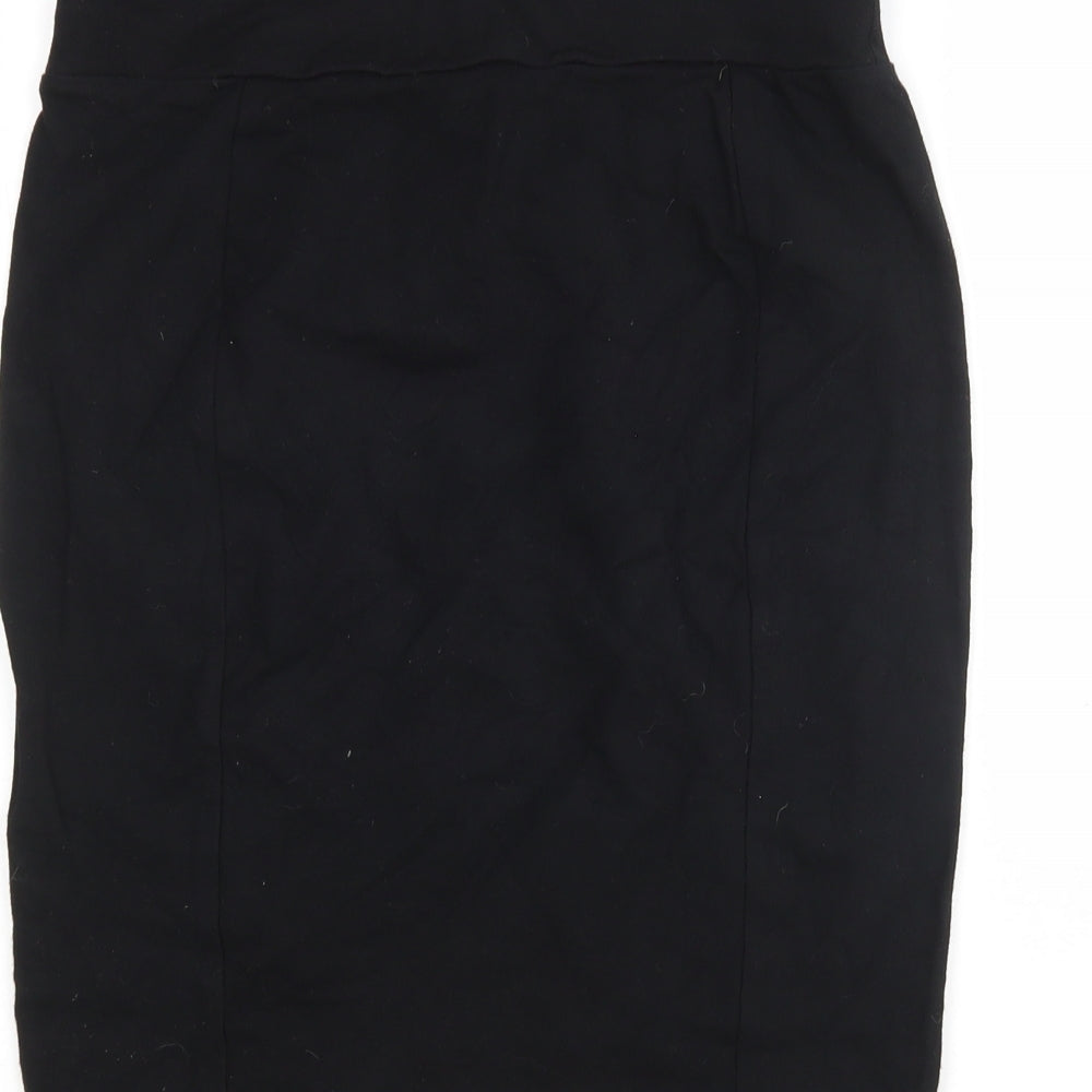 F&F Womens Black   Mini Skirt Size 10