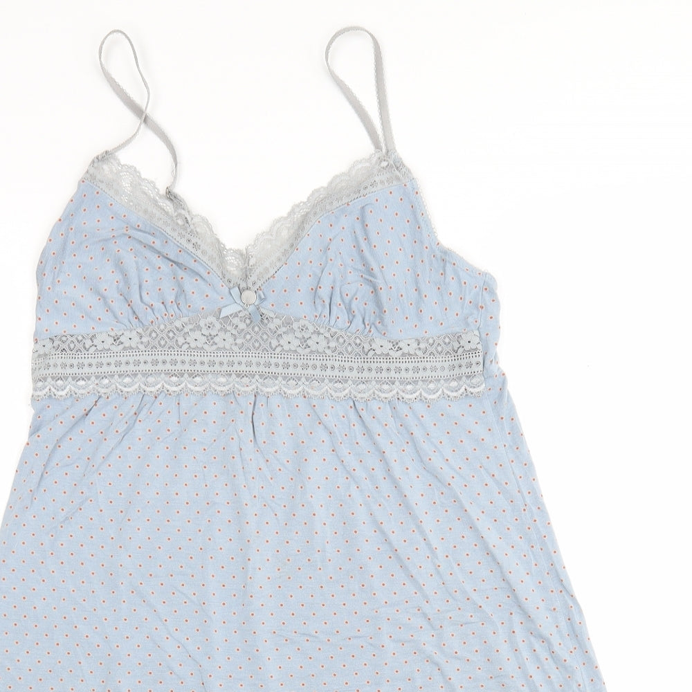 Jasper Conran Womens Multicoloured Polka Dot Viscose Top Pyjama Top Size 10