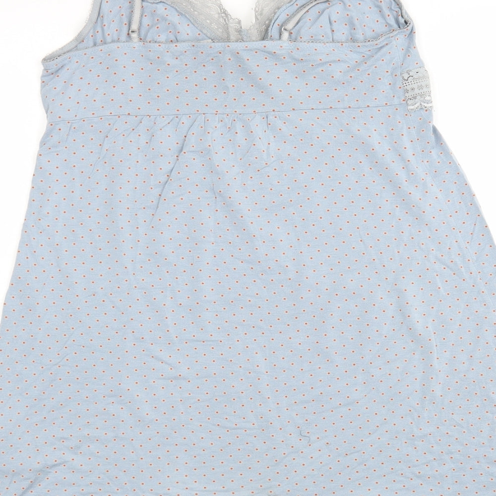 Jasper Conran Womens Multicoloured Polka Dot Viscose Top Pyjama Top Size 10