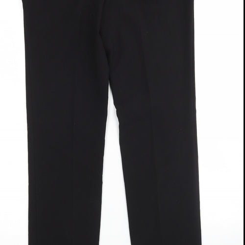 NEXT Womens Black  Polyester Trousers  Size 10 L30 in Regular