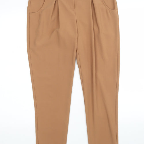 New Look Womens Brown   Trousers  Size 8 L28 in Regular