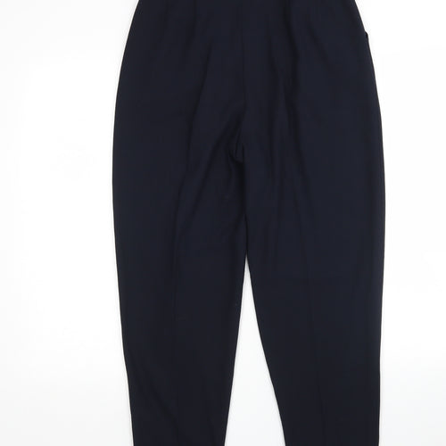 Richards Womens Blue  Polyester Trousers  Size 12 L27 in Regular