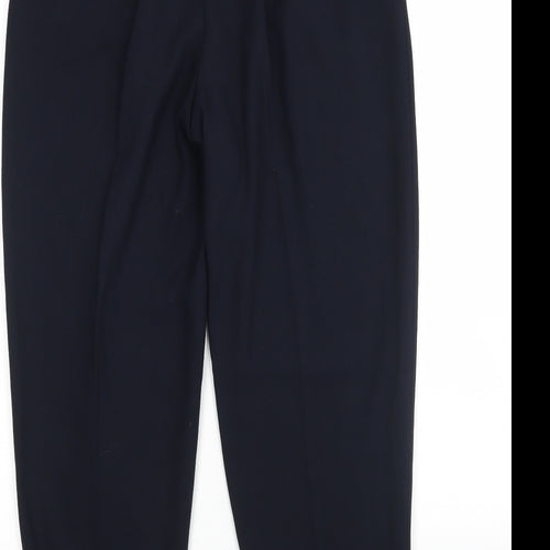 Richards Womens Blue  Polyester Trousers  Size 12 L27 in Regular