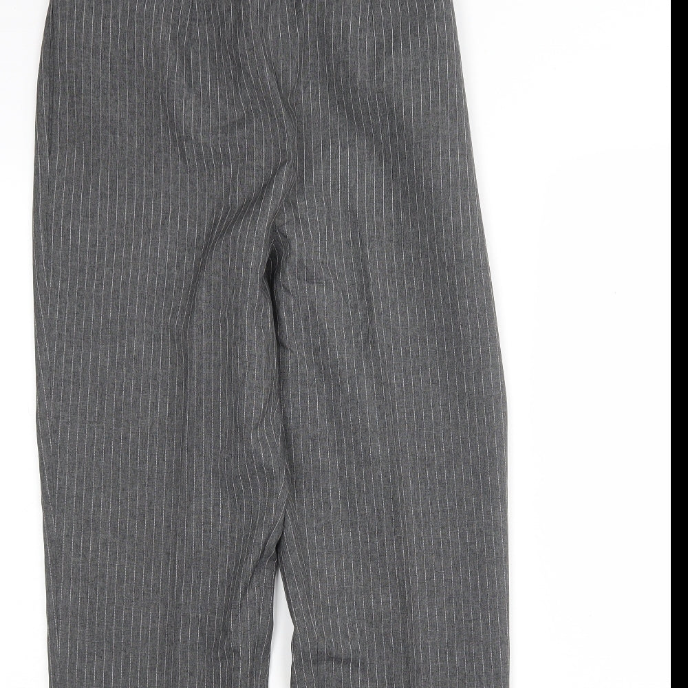 Daxon Womens Multicoloured Striped Polyester Trousers  Size 12 L30 in Regular