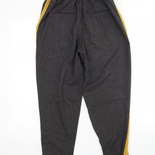 Pull&Bear Womens Multicoloured  Polyester Cropped Trousers Size M L25 in Regular