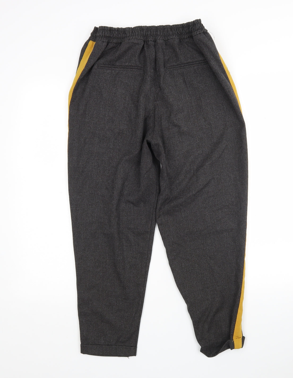Pull&Bear Womens Multicoloured  Polyester Cropped Trousers Size M L25 in Regular