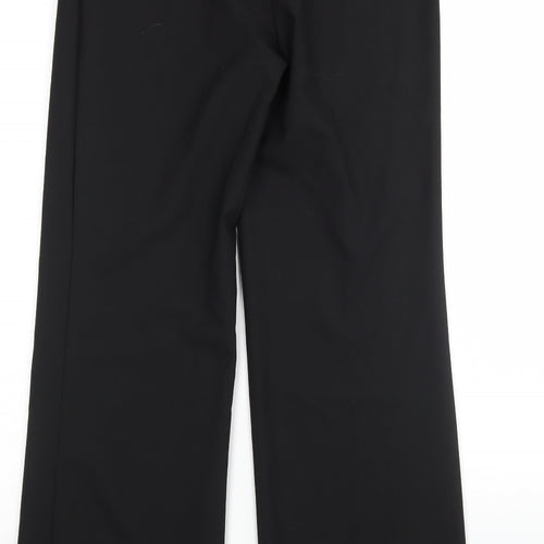M&S Womens Black  Polyester Trousers  Size 10 L31 in Regular