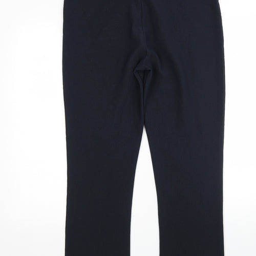 Preworn Womens Blue  Polyester Trousers  Size 16 L29 in Regular