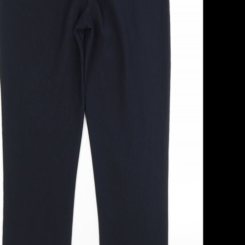 Preworn Womens Blue  Polyester Trousers  Size 16 L29 in Regular