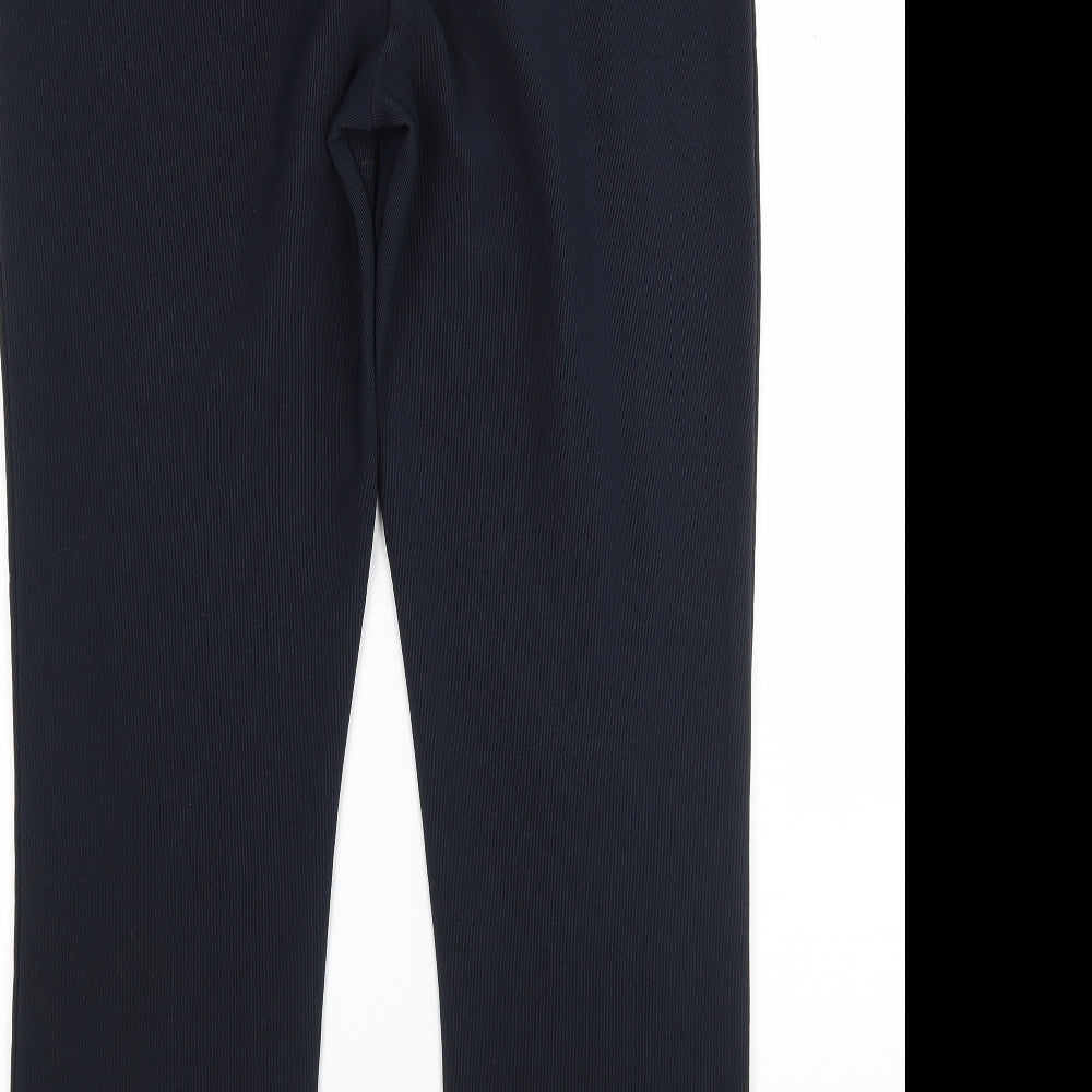 Preworn Womens Blue  Polyester Trousers  Size 16 L29 in Regular