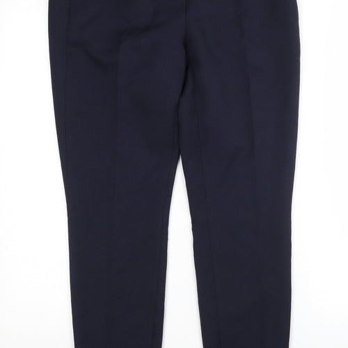 NEXT Womens Blue  Polyester Trousers  Size 8 L28 in Regular