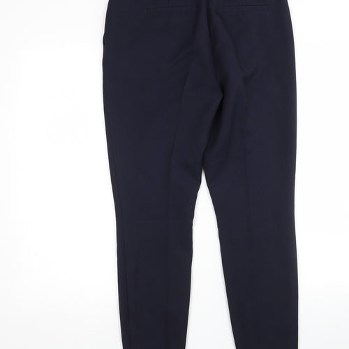 NEXT Womens Blue  Polyester Trousers  Size 8 L28 in Regular