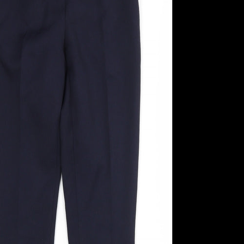 NEXT Womens Blue  Polyester Trousers  Size 8 L28 in Regular