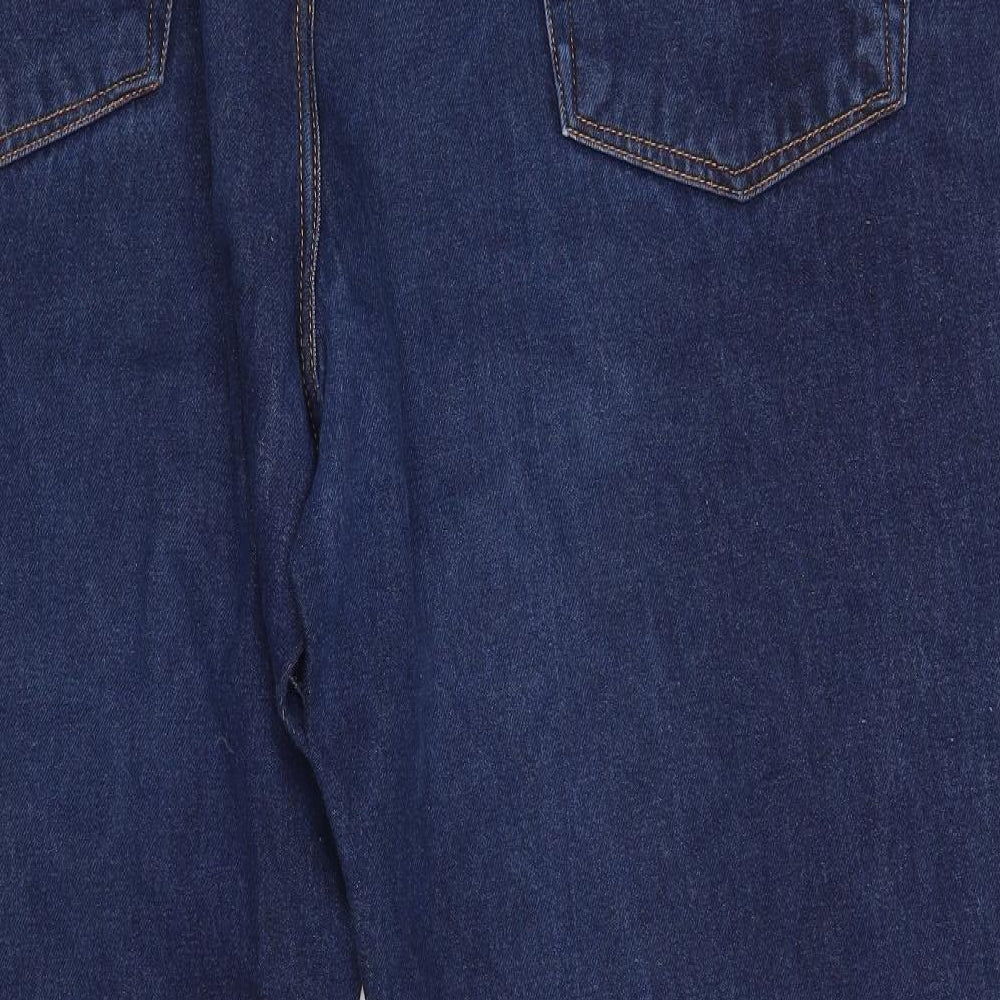 Union Blues Mens Blue  Cotton Straight Jeans Size 54 L29 in Regular