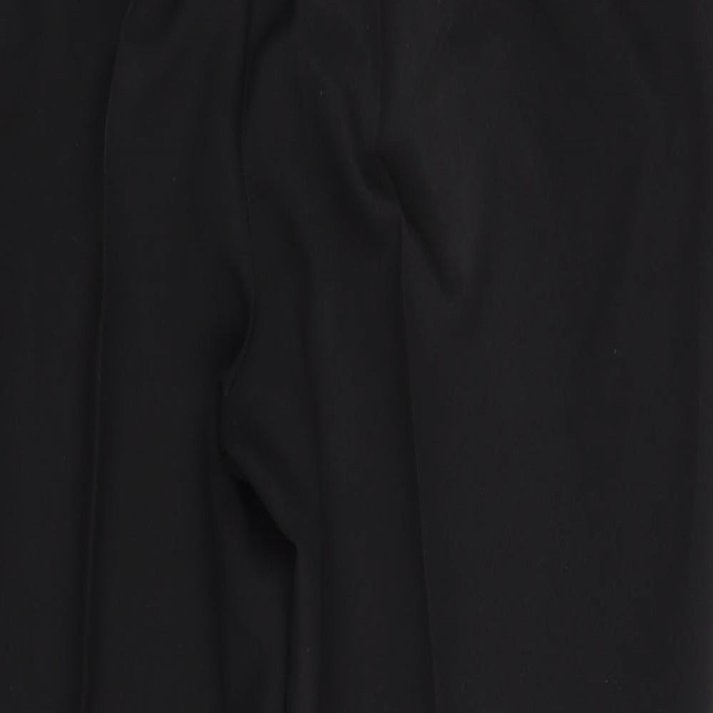 Bonmarché Womens Black  Polyester Trousers  Size 22 L29 in Regular