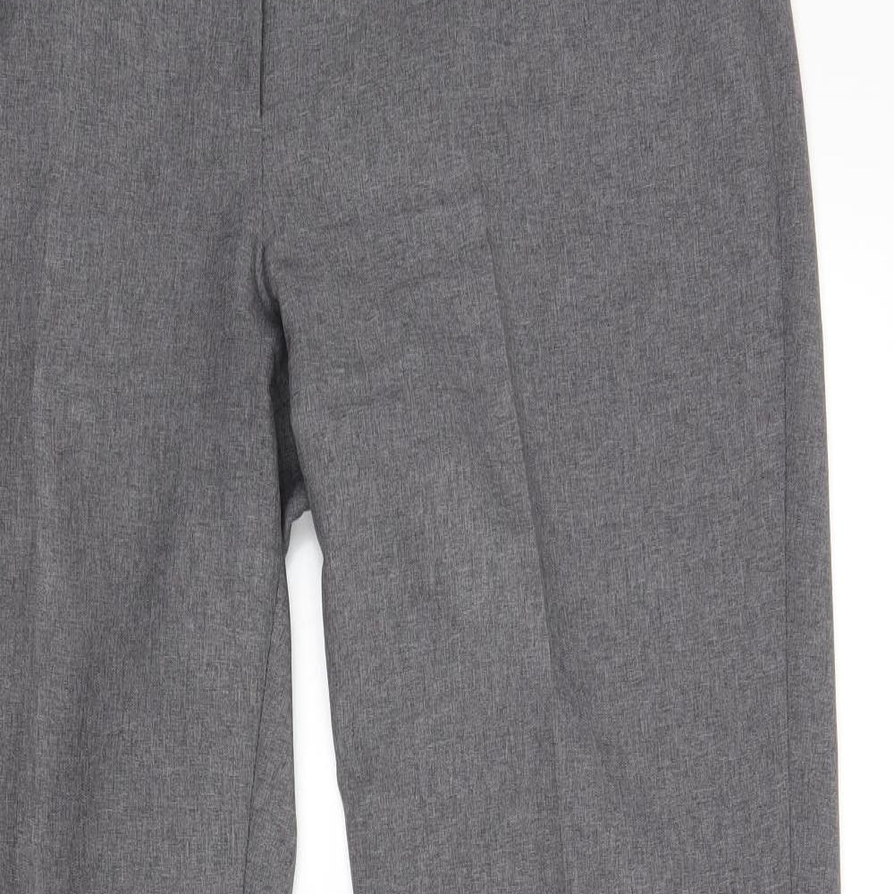F&F Womens Grey  Polyester Trousers  Size 18 L33 in Regular