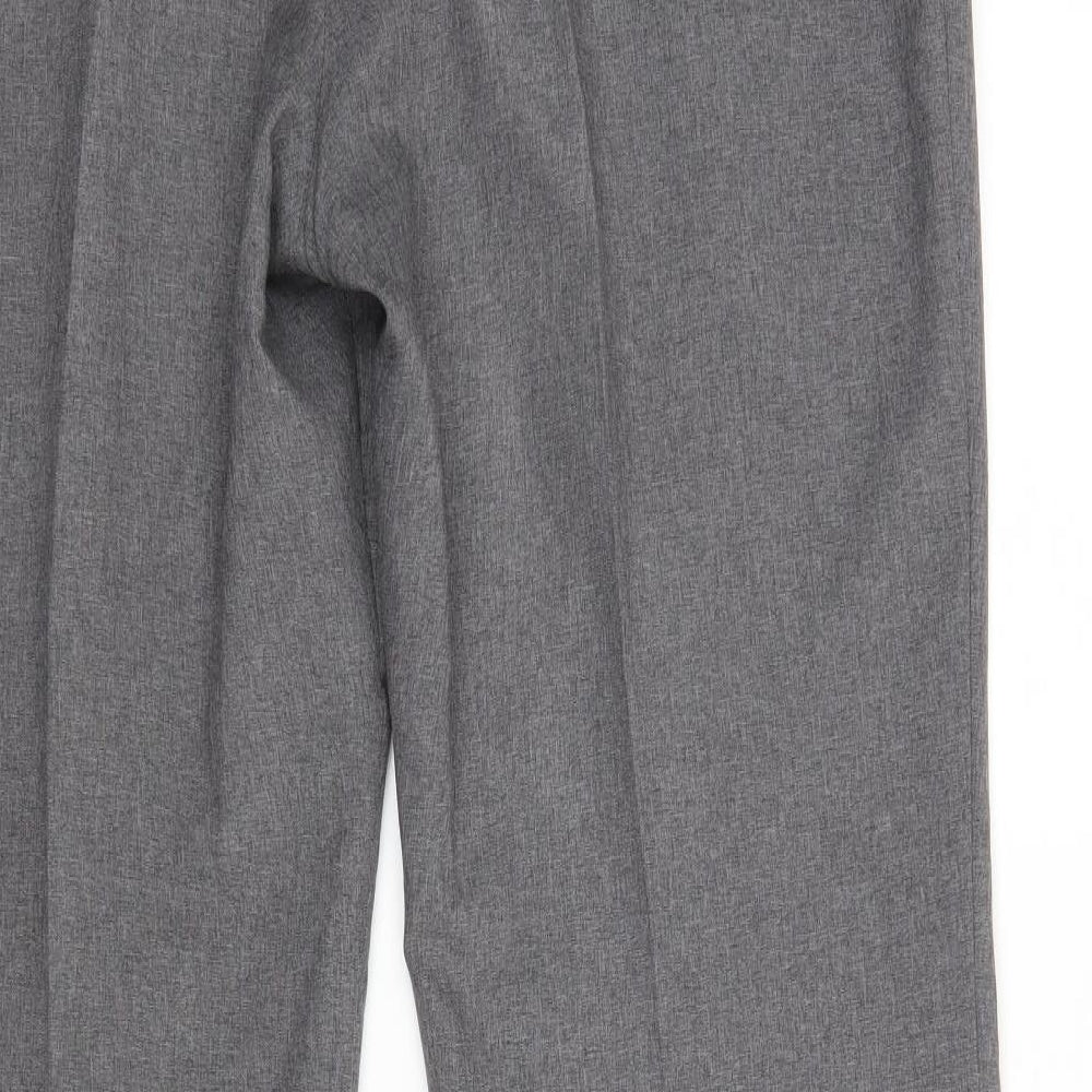 F&F Womens Grey  Polyester Trousers  Size 18 L33 in Regular