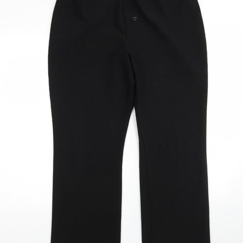 Originals  Womens Black  Polyester Trousers  Size 16 L28 in Regular