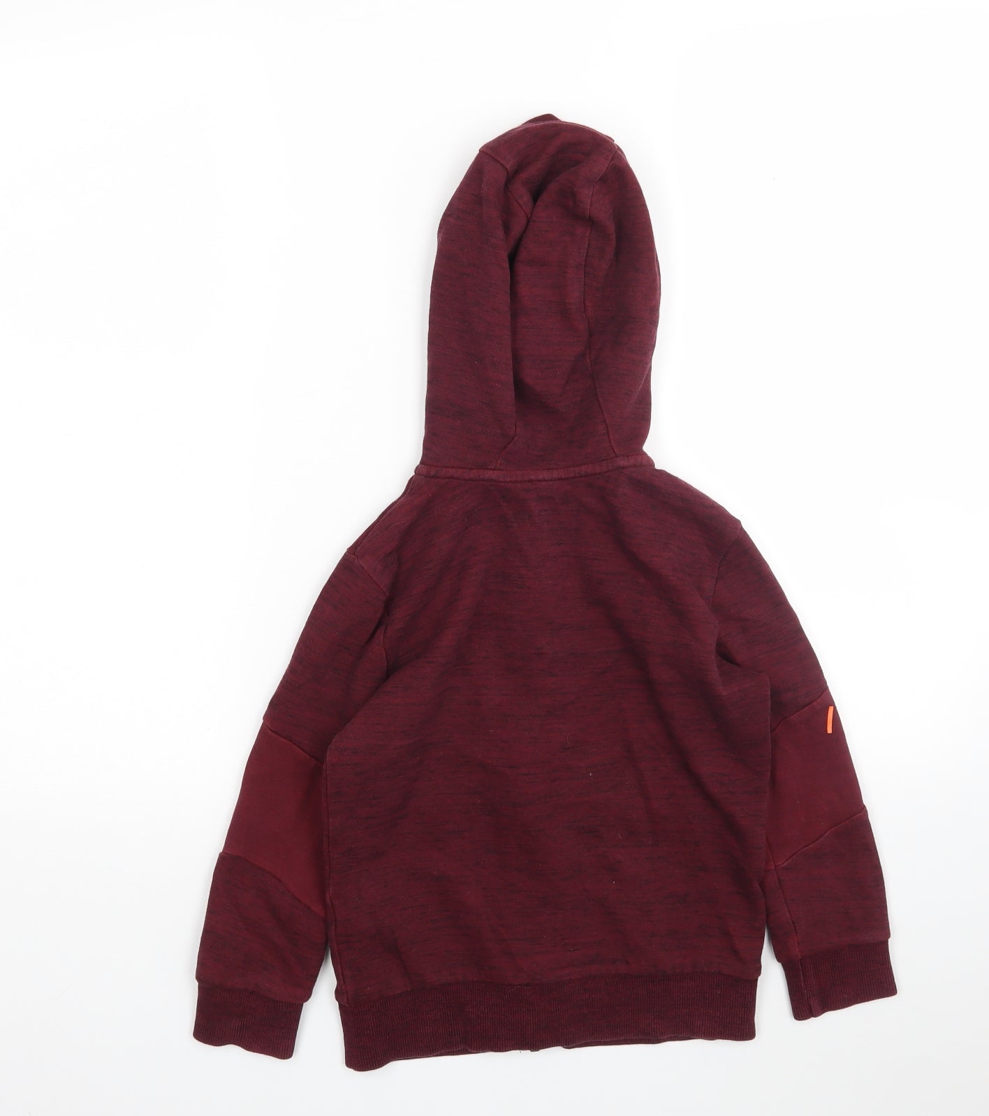 F&F Boys Purple  Polyester Full Zip Hoodie Size 6-7 Years