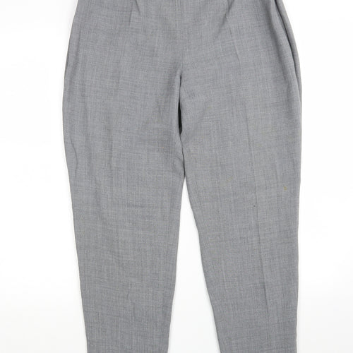Principles Womens Grey  Viscose Trousers  Size 12 L27 in Regular