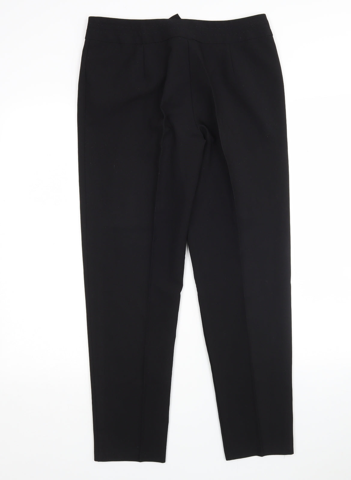 George Womens Black  Polyester Trousers  Size 10 L28 in Regular