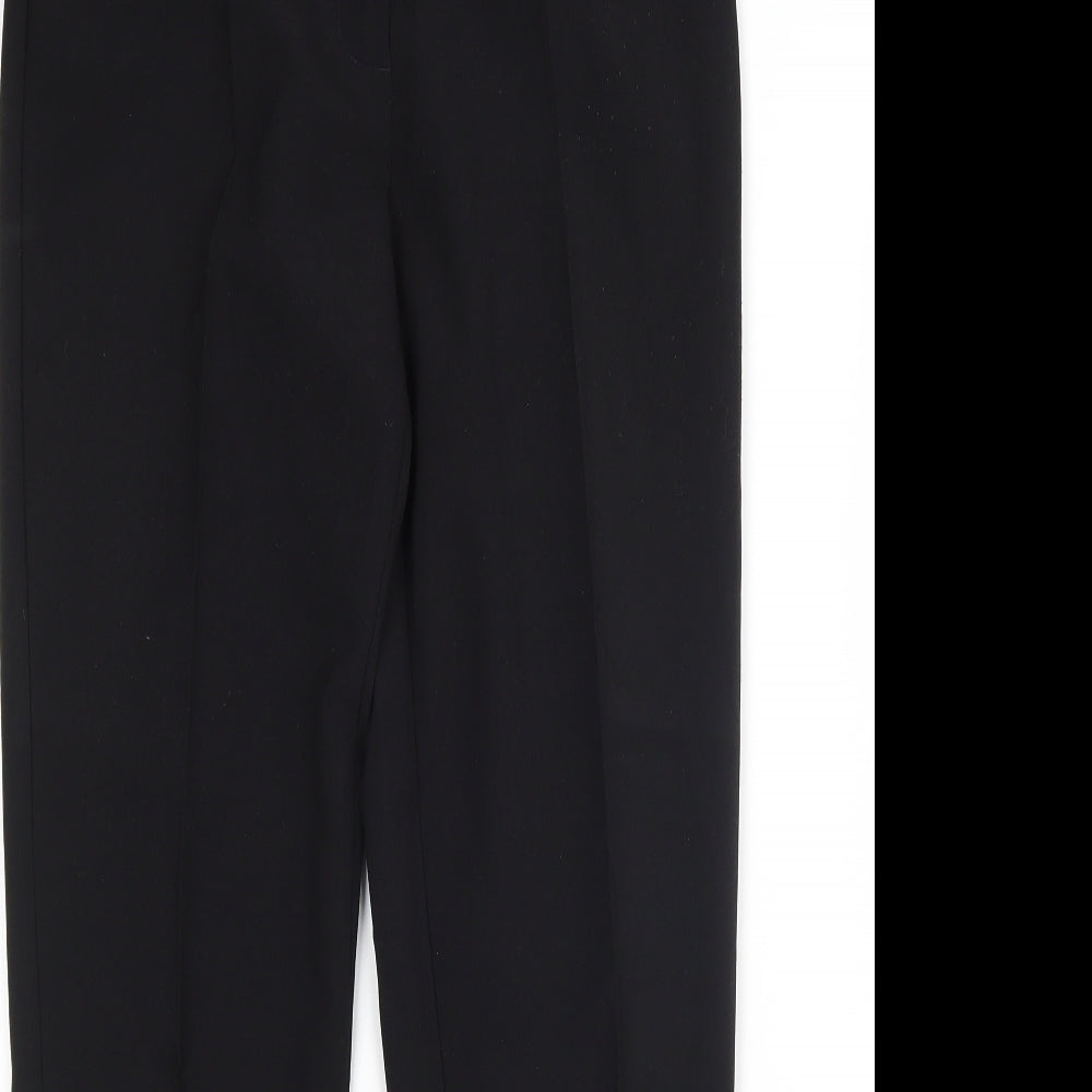 George Womens Black  Polyester Trousers  Size 10 L28 in Regular