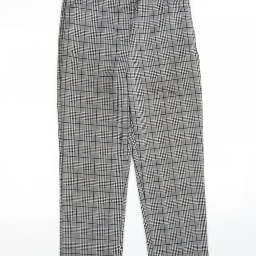 Preworn Womens Multicoloured Houndstooth  Cropped Trousers Size L L23 in Regular