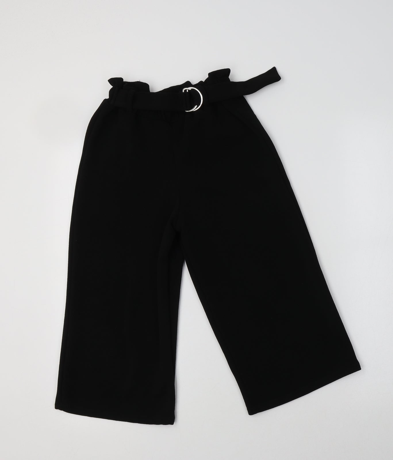 Cosmic Kids Girls Black  Polyester Capri Trousers Size 9 Years  Regular