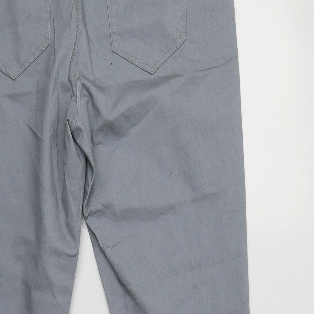 Primark Womens Grey  Cotton Jegging Jeans Size 16 L29 in Regular