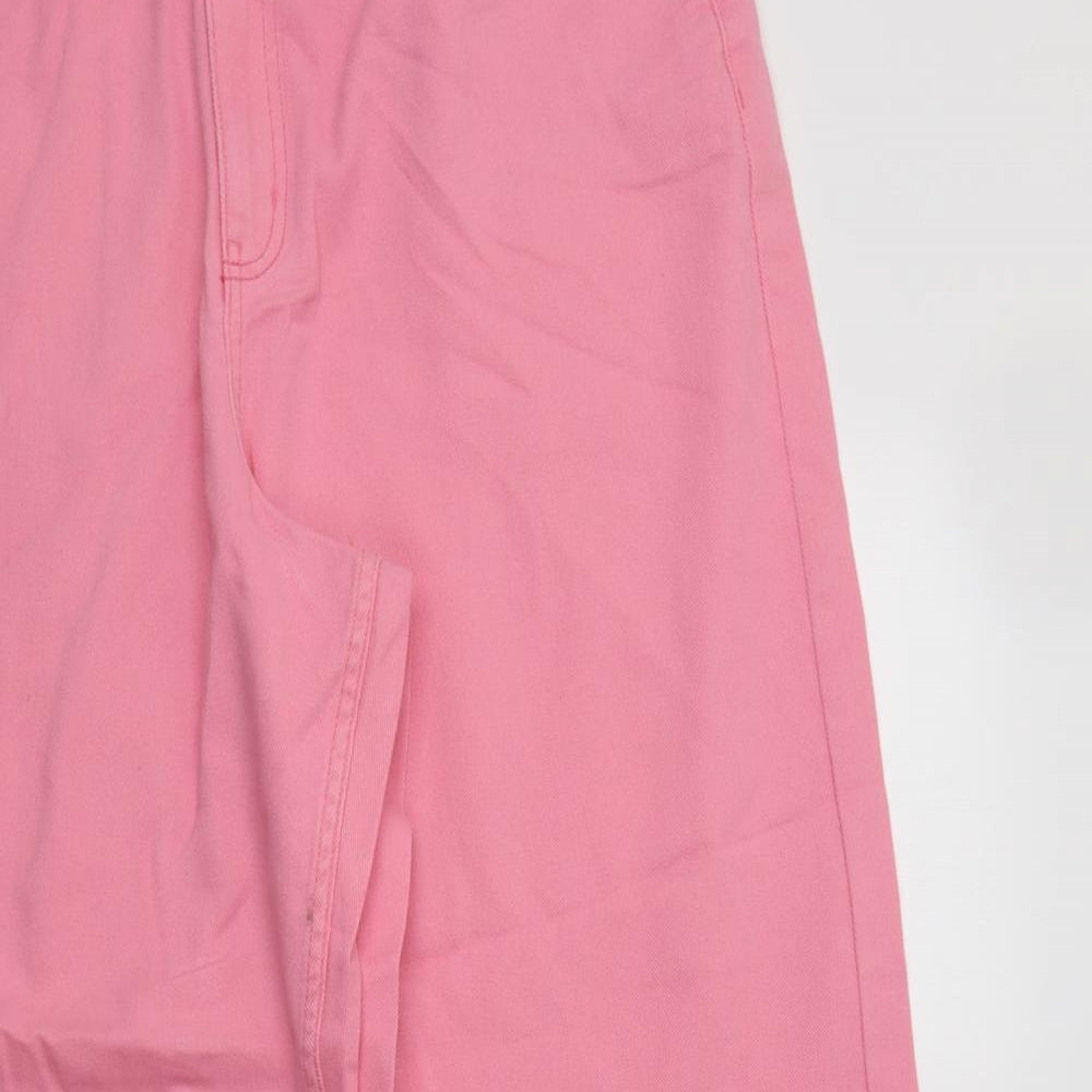 F&F Womens Pink  Cotton Mom Jeans Size 18 L28 in Regular