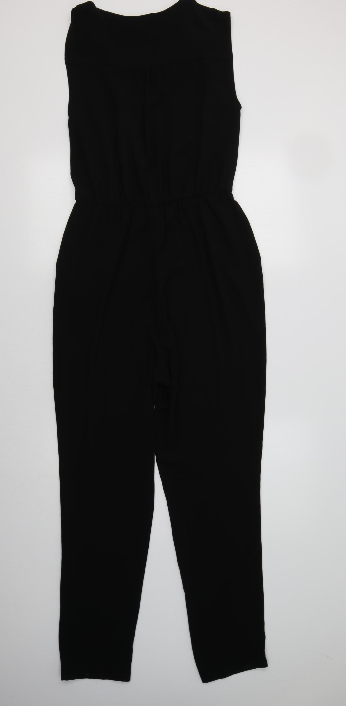 New Look Womens Black  Polyester Jumpsuit One-Piece Size 12