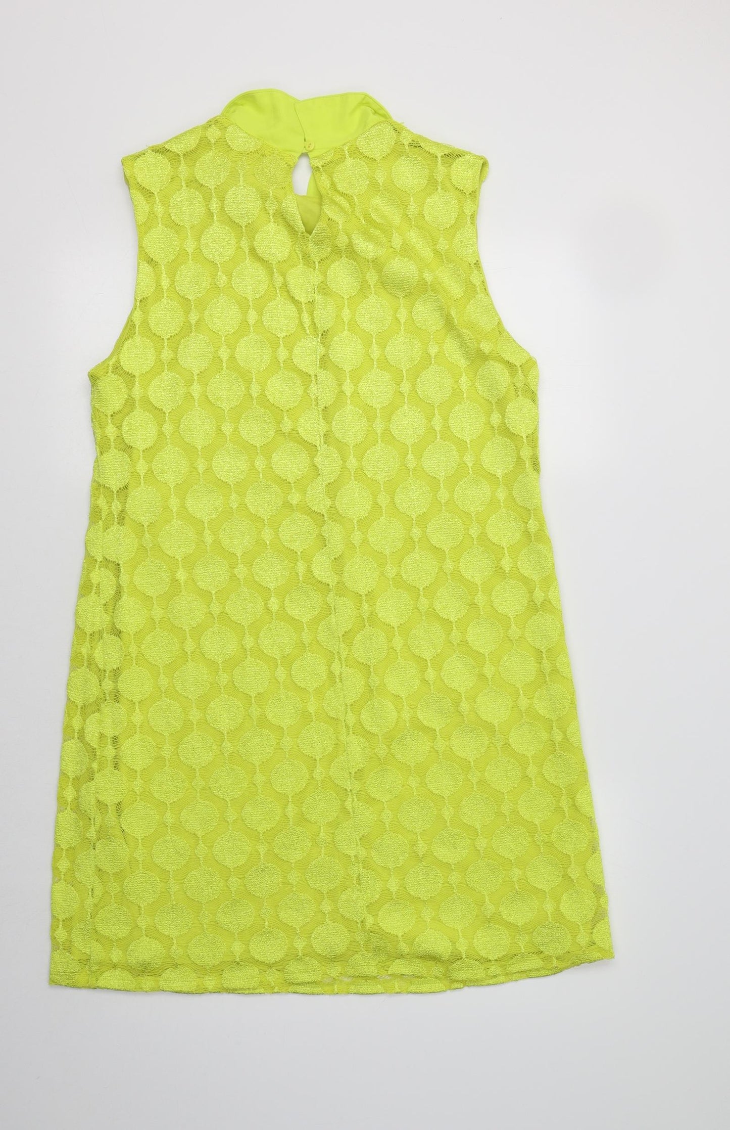 Princip Womens Green  Polyester Shift  Size 16  Collared