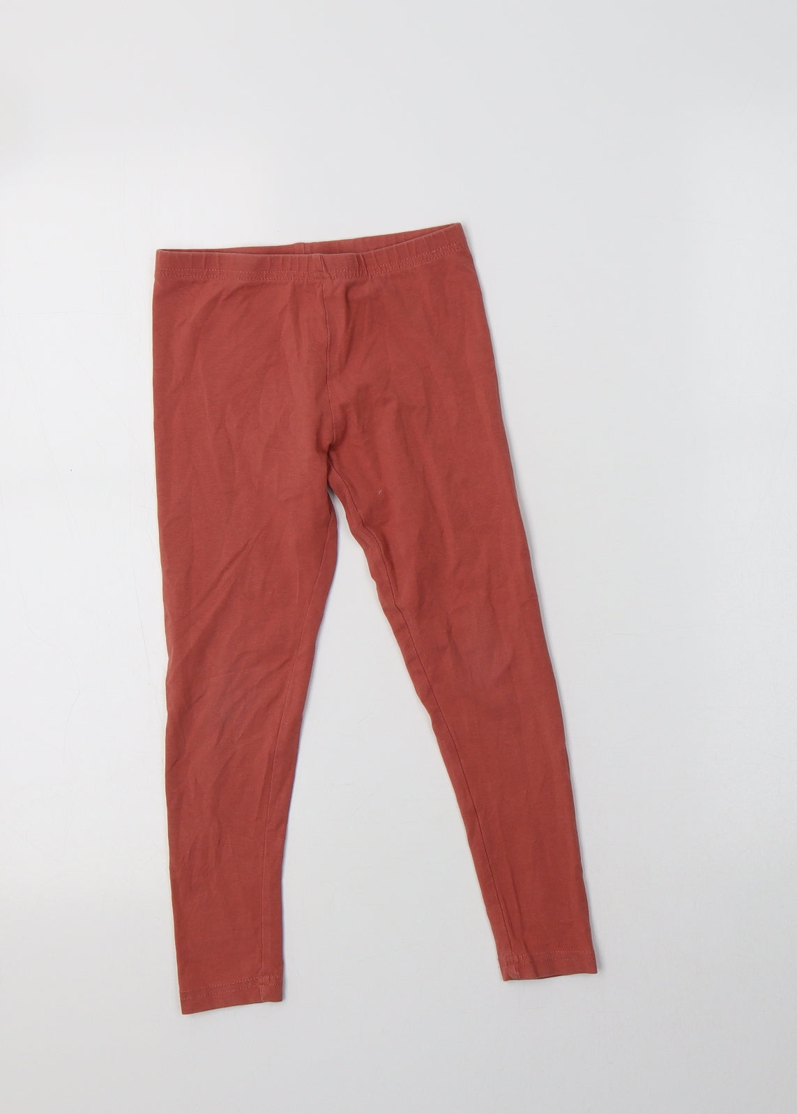 Primark Girls Pink  Cotton Jegging Trousers Size 5-6 Years  Regular
