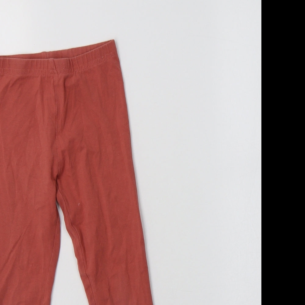 Primark Girls Pink  Cotton Jegging Trousers Size 5-6 Years  Regular