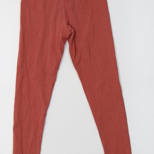 Primark Girls Pink  Cotton Jegging Trousers Size 5-6 Years  Regular