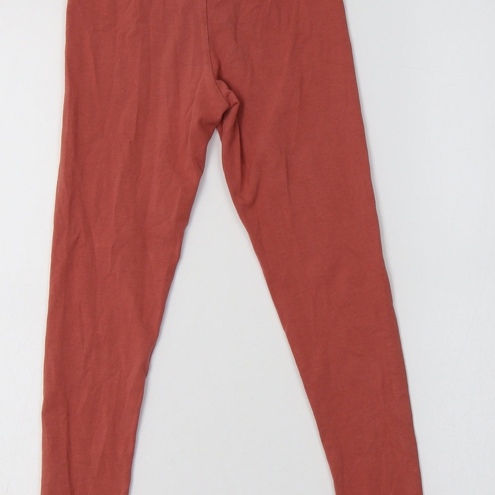 Primark Girls Pink  Cotton Jegging Trousers Size 5-6 Years  Regular