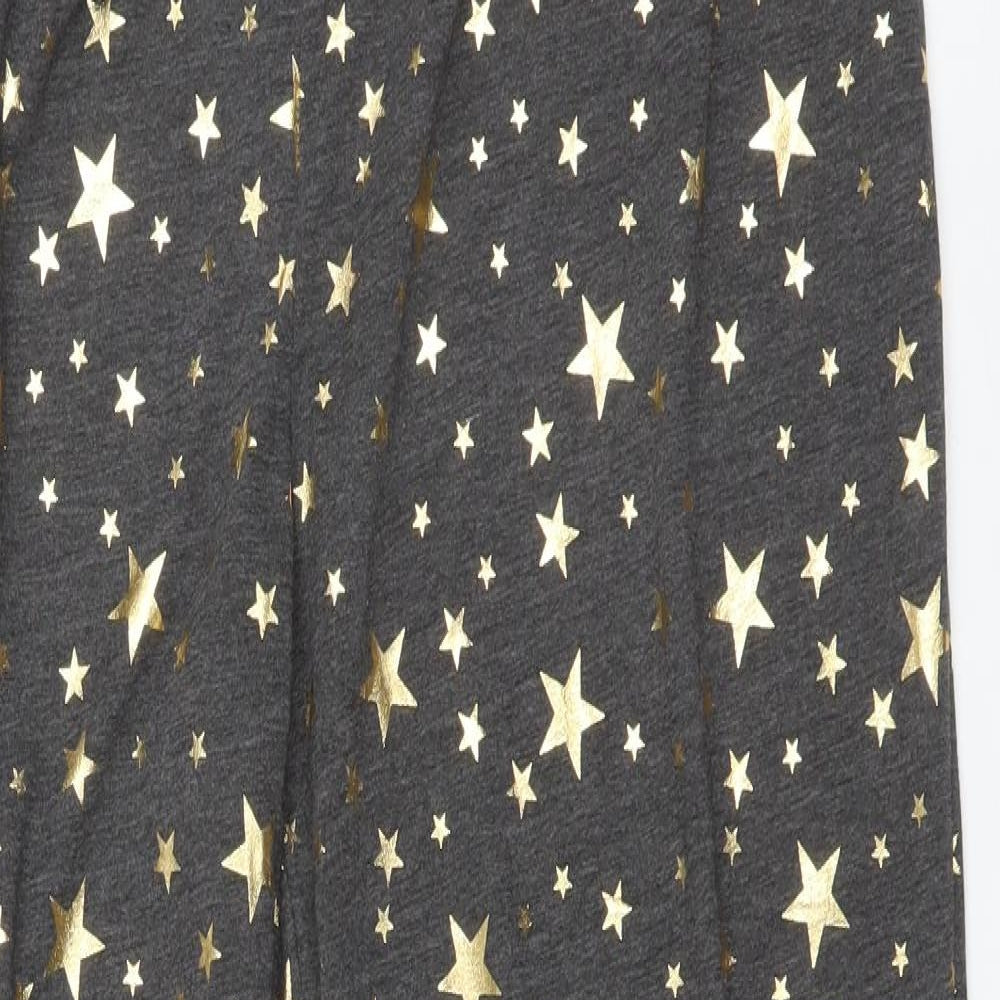 Matalan Womens Multicoloured Solid Polyester  Pyjama Pants Size L   - STARS