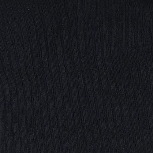 George Mens Blue Striped Acrylic Pullover Sweatshirt Size S