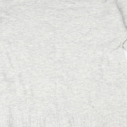 M&S Womens Grey  Acrylic Pullover Sweatshirt Size S