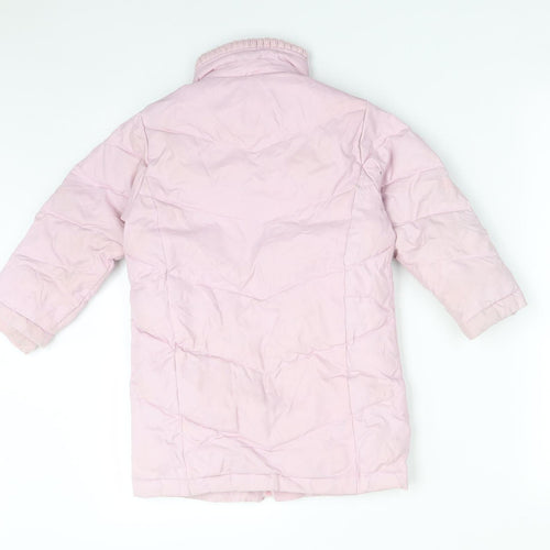 E-VIE ANGEL Girls Pink   Overcoat Coat Size 3-4 Years