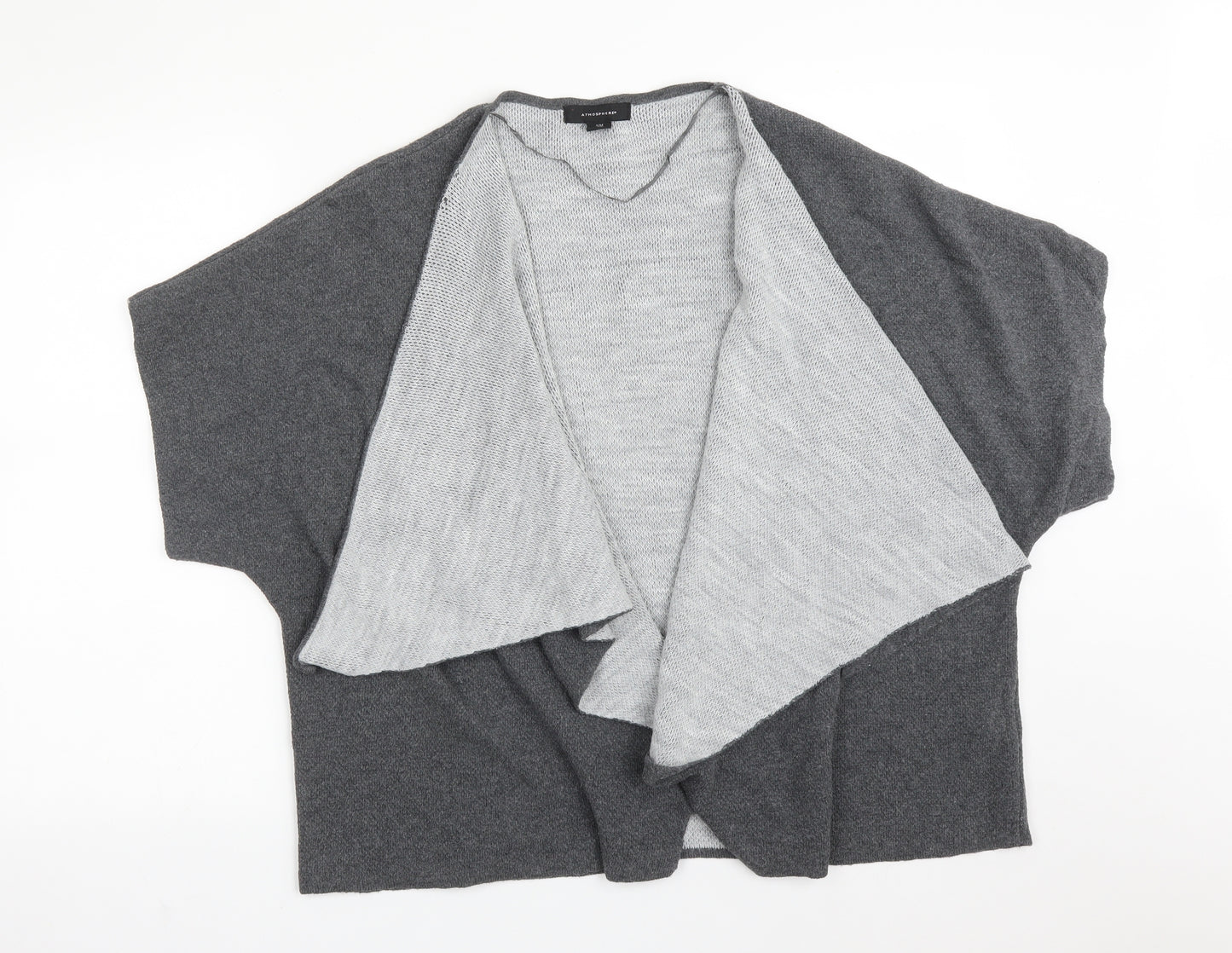 Atmosphere Womens Grey   Acrylic Cardigan Jumper Size M