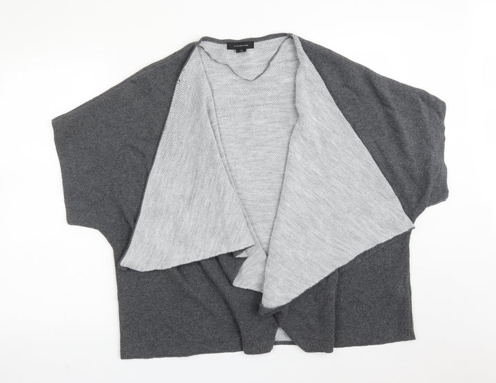 Atmosphere Womens Grey   Acrylic Cardigan Jumper Size M