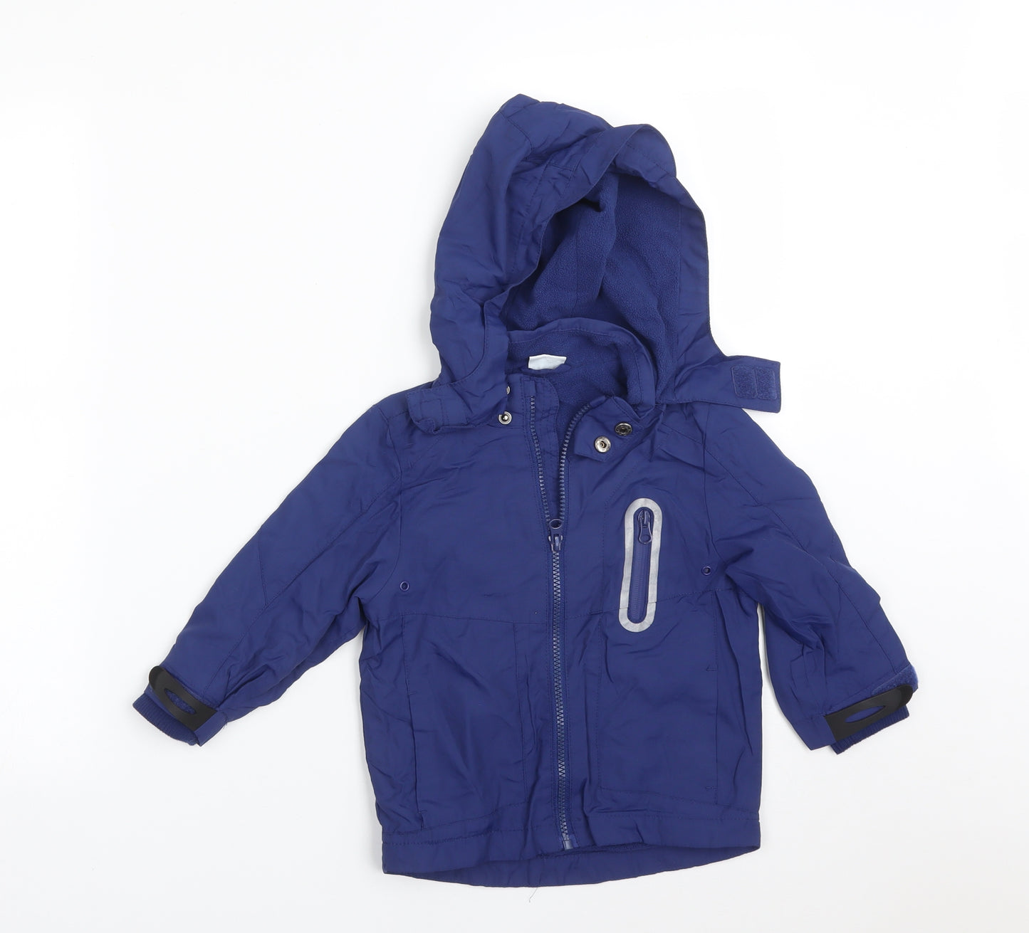 F&F Boys Blue   Overcoat Coat Size 2-3 Years