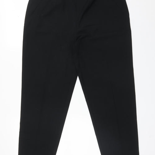 ST MICHAEL Womens Black  Polyester Trousers  Size 14 L27 in Regular